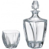 CRYSTALITE BOHEMIA Karafa Crystalite Bohemia Whisky set Neptune (1 karafa + 6 pohárov)