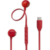 JBL Tune 305 USB-C Red - kabelová Hi-Res sluchátka do uší s konektorem USB-C
