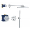 Grohe Precision SmartControl Sprchový set s termostatom pod omietku, priemer 31 cm, 2 prúdy, chróm 34874000-GR