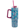 Termohrnček Minnie Mouse – nerezový pohár so slamkou - 940 ml, 75543