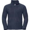 Russell Athletic Mikina 870M na zip, fleecová COT10870M29000-french navy XS Navy french