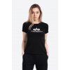 Bavlnené tričko Alpha Industries New Basic T 196051.03 čierna XS