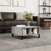 VidaXL Kávový stolík, sivý dub sonoma, 60x60x30