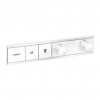 Hansgrohe RainSelect - Podomietkový termostatický modul pre 2 spotrebiče, matná biela 15380700