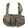 MIL-TEC vesta taktická CHEST RIGG 6 vreciek FLECKTARN
