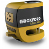 OXFORD zámok kotúčovej brzdy Micro XA5 integrovaný alarm žltý/čierny priemer čapu 5.5 mm