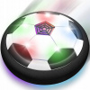 LIETAJÚCA LOPTA HOVERBALL VZDUCHOVÝ DISK KRÚŽOK VZDUŠNÝ HOKEJ LED DISK XXL