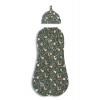 Zavinovačka Sleepee Second Step Swaddle s čepičkou zdarma Green Forest