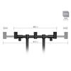 Delphin Hrazda FlexiMAG pre 3 prúty RPX / ProMAX BW - Přední 30-45cm