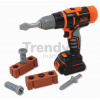 Mechanická vŕtačka s nadstavcami Black&Decker Mechanical Drill Smoby so 6 doplnkami