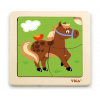 Puzzle na podložke Viga 51312 kôň