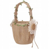 Kôš, košík - Pytlovina kvetinová dievčina Rustikálny kôš svadobný kôš (V rustikálnom štýle Juta Flower Girl Basket)