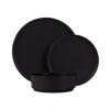 BERLINGERHAUS Jedálenská sada tanierov Matte Black Collection 18 ks