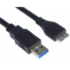 Kabel PremiumCord USB 3.0 - Micro USB 3.0 M/M 3m, černý