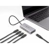 DeLock USB 10 Gbps USB Type-C Hub se 4 x USB Type-C + 1 x USB Type-C PD 85 Watt, USB hub
