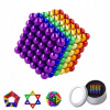 VEĽKÉ MAGNETICKÉ GULIČKY PRE DETI 5MM ANTISTRESOVÁ HRA FAREBNÉ DARČEK 216KS