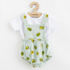 Mušelínový dojčenský set Kraťasy a Tričko New Baby Avocado Zelená 80 (9-12m)