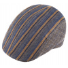 Fiebig - Headwear since 1903 Pánska jarná ľahšia bekovka od Fiebig - pruhovaná hnedá Veľkosť: 57 cm (M)