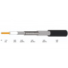 Koaxiálny kábel CONO-TECH RG6 NS CB113 1,13mm CU, Trishield, PE, 6,8mm, GEL 100m čierny