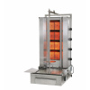 POTIS Plynový gril na kebab/gyros, 4 vykurovacie polia, záťaž 70 kg, 14 kW, dolný pohon 11,5 W 629x760x1040 mm | POTIS, F GD4/zemný plyn