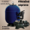 Aquachek Bazénová filtračná sada, laminátový filter a čerpadlo, 21 m3/hod, 750mm