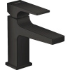 HANSGROHE Metropol páková umývadlová batéria s odtokovou súpravou Push-Open, plná páka, výška výtoku 89 mm, matná čierna, 32500670