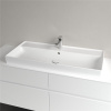 VILLEROY & BOCH Collaro umývadlo na skrinku s otvorom, s prepadom, spodná strana brúsená, 1000 x 470 mm, biela alpská, s povrchom CeramicPlus, 4A331GR1