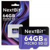 Pamäťová karta MicroSD 64 GB Next Bit pre smartfóny, fotoaparáty, tablety, kamery
