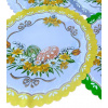 VEĽKONOČNÝ OBRUS s potlačou - rôzne veľkosti - Veľkonočné Pestré Vajíčka - ŽLTÝ Veľkosť: 50 x 100 cm