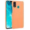 Kožený kryt na Honor 9X Lite - Oranžová