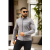 24285 Dewberry Suede Mens Jacket-GREY šedá M dewberry 2465430657909