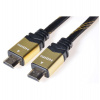 PremiumCord GOLD HDMI High Speed + Ethernet kabel, zlacené konektory, 10m (kphdmet10)