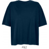 SOL´S BOXY / Dámske oversize tričko - french navy L