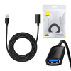 Predlžovací kábel Baseus USB 3.0 samec - samica, séria AirJoy, 2 m (čierny) 6932172630379