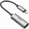 Adaptér pre Iphone Slúchadlá Lightning Dual Nabíjanie LT02 WiWu