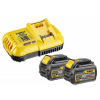 DeWALT FLEXVOLT nabíjačka a 2 ks batérie - DCB118T2