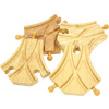 Bigjigs Symetrická výhybka 4 ks 691621091067
