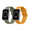 2x Náramok kwmobile Huawei Watch Fit 2 zelená, oranžová