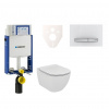 Ideal standard Cenově zvýhodněný závěsný WC set Geberit k zazdění + WC Tesi 110.302.00.5NF8