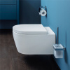 DURAVIT ME by Starck závesné WC s hlbokým splachovaním, 370 x 570 mm, biela/biela matná, s povrchom HygieneGlaze, 2528099000