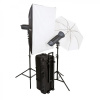 HELIOS LED-200s Performance Studio svetlo 2-dielna sada