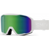 Lyžiarske okuliare Smith Blazer - White/Green Solx Mirror Antifog uni