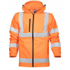 ARDON HI-VIZ Reflexná softshellová bunda oranžová 4XL H8921/4XL