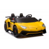 LEAN CARS Elektrické autíčko Lamborghini XXL - 200W 24V - dvojmiestne - žlté - 200W - 24V/14Ah - 2024