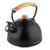 Čajník, kanvica na čaj - Prírodné kanvica čierny matný indukcie 2,3l drevo (Čajník, kanvica na čaj - Prírodné kanvica čierny matný indukcie 2,3l drevo)