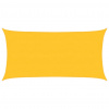 Plachta proti slunci 160 g/m² obdélník žlutá 4 x 7 m HDPE Žlutá 311575