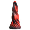 Creature Cocks Hell Kiss Twisted Tongues Silicone Dildo Red
