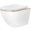 Závesné WC Rea Carlo Mini Tornado NF GOLD EDGE