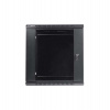Nástenný rack 19'' 12U 600X450mm čierny flat pack (WF01-6412-10B)
