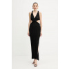Šaty Guess VANYA čierna farba, maxi, priliehavé, W5YK0O Z0210 W5YK0O.Z0210 L